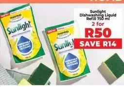 Food Lover's Market Sunlight Dishwashing Liquid Refill 750 ml offer