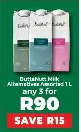 Food Lover's Market ButtaNutt Milk Alternatives Assorted 1 L offer