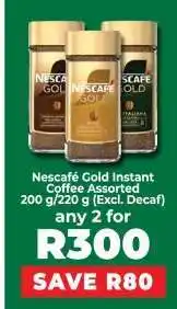 Food Lover's Market Nescafé Gold Instant Coffee Assorted offer