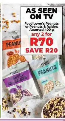 Food Lover's Market Food Lover’s Peanuts or Peanuts & Raisins offer