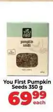 Food Lover's Market You First Pumpkin Seeds 350 g offer
