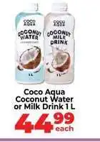 Food Lover's Market Coco Aqua Coconut Water or Milk Drink 1 L offer