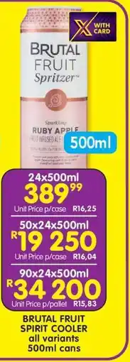 Shoprite BRUTAL FRUIT SPIRIT COOLER offer