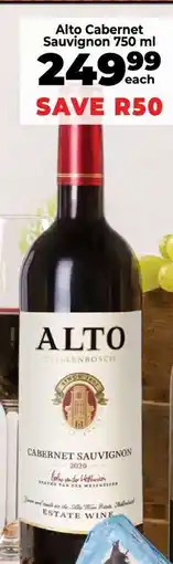Food Lover's Market Alto Cabernet Sauvignon 750 ml offer