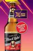 Shoprite Carling Black Label Beer NRB-2 x 750ml offer