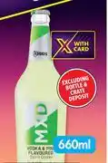 Shoprite Redd's MXD Vodka & Pine/Guarana-2 x 660ml offer