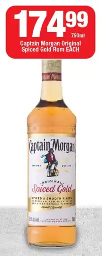 OK Liquor Captain Morgan Original Spiced Gold Rum offer