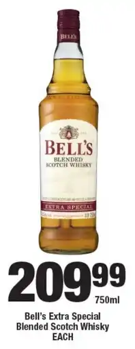OK Liquor Bell's Extra Special Blended Scotch Whisky offer