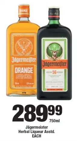 OK Liquor Jägermeister Herbal Liqueur offer