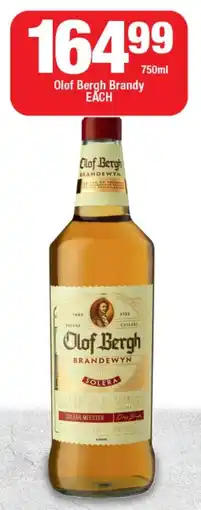 OK Liquor Olof Bergh Brandy offer
