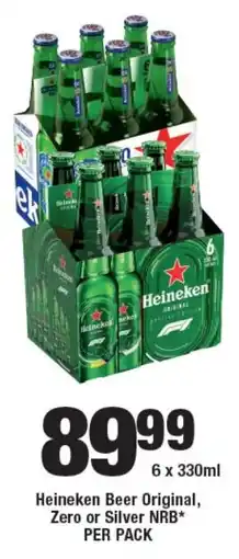 OK Liquor Heineken Beer Original, Zero or Silver NRB offer