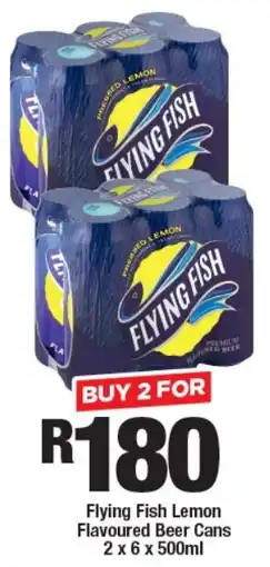 OK Liquor Flying Fish Lemon Flavoured Beer Cans offer