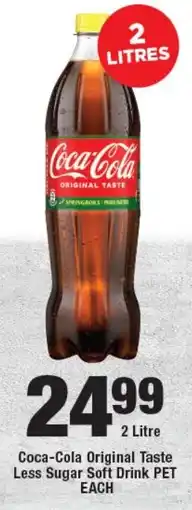 OK Liquor Coca-Cola Original Taste Less Sugar Soft Drink offer