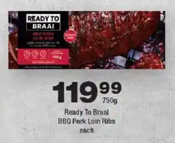 OK urban Ready To Braai BBQ Pork Loin Ribs offer