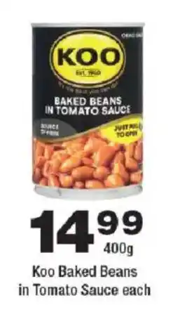 OK urban Koo Baked Beans in Tomato Sauce offer