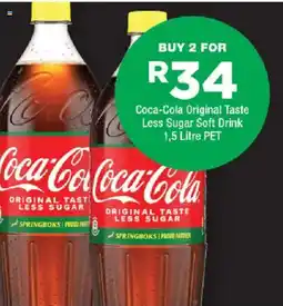 OK urban Coca-Cola Original Taste Less Sugar Soft Drink offer