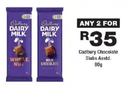 OK urban Cadbury Chocolate Slabs offer