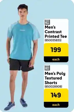 Makro Men's Poly Textured Shorts offer