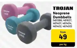Makro Trojan Neoprene Dumbbells offer