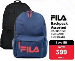 Makro FILA Backpack Assorted offer