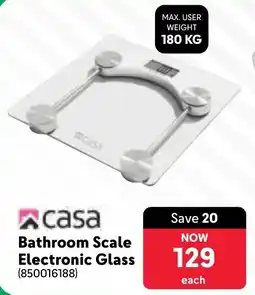 Makro Casa Bathroom Scale Electronic Glass offer