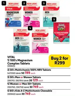 Makro Vital Magnesium Complex Tablets offer