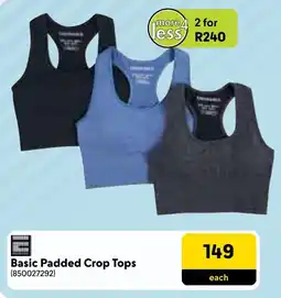 Makro Basic Padded Crop Tops offer