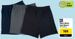 Makro Men's Basic Knit Shorts offer