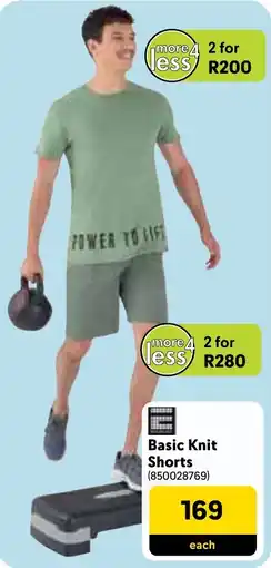 Makro Basic Knit Shorts offer