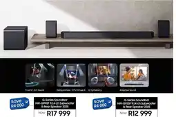 Samsung Samsung Q-Series Soundbar HW-Q990F 11.1.4 ch Subwoofer & Rear Speaker 2025 offer