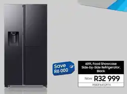 Samsung Samsung Food Showcase Side-by-Side Refrigerator, Black offer