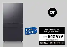 Samsung Samsung French Door Refrigerator, Black offer