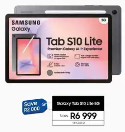 Samsung Samsung Galaxy Tab S10 Lite 5G offer