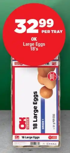 OK Foods OK Large Eggs offer