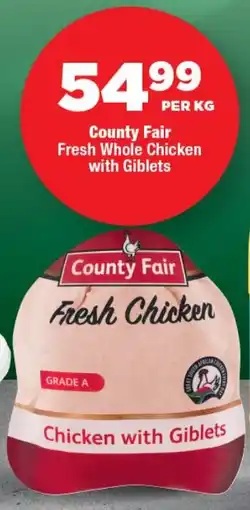 OK Foods County Fair Fresh Whole Chicken with Giblets offer