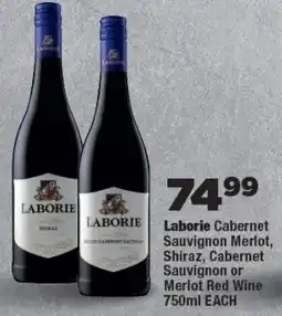 OK Foods Laborie Cabernet Sauvignon Merlot, Shiraz, Cabernet Sauvignon or Merlot Red Wine offer