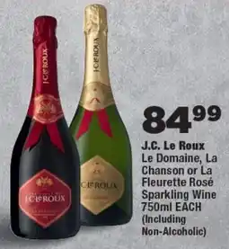 OK Foods J.C. Le Roux Le Domaine, La Chanson or La Fleurette Rosé Sparkling Wine offer
