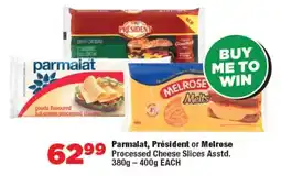 OK Foods Parmalat, Président or Melrose Processed Cheese Slices offer