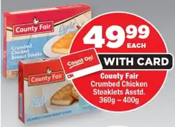OK Foods County Fair Crumbed Chicken Steaklets offer
