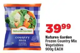 OK Foods Natures Garden Frozen Country Mix Vegetables offer