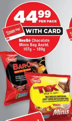 OK Foods Nestlé Chocolate Minis Bag offer