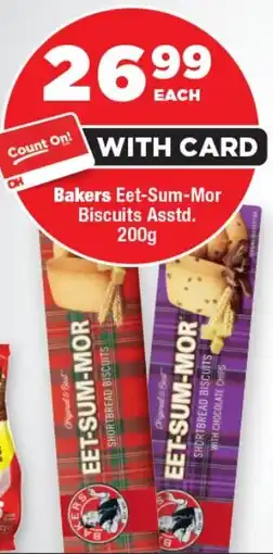 OK Foods Bakers Eet-Sum-Mor Biscuits offer