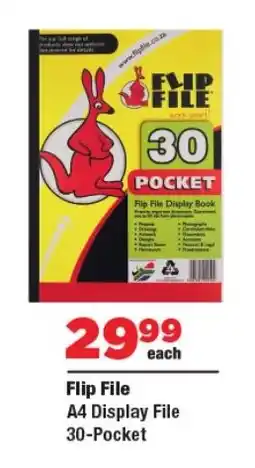 OK Foods Flip File A4 Display File 30-Pocket offer