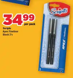 OK Foods Scripto Apex Fineliner Black offer