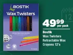 OK Foods Bostik Wax Twisters Retractable Wax Crayons offer
