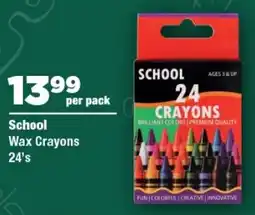OK Foods School Wax Crayons offer