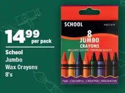 OK Foods School Jumbo Wax Crayons offer