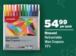 OK Foods Monami Retractable Wax Crayons offer