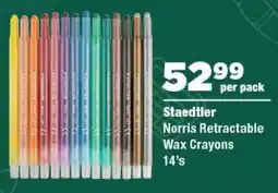 OK Foods Staedtler Norris Retractable Wax Crayons offer