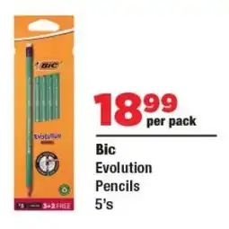 OK Foods Bic Evolution Pencils offer